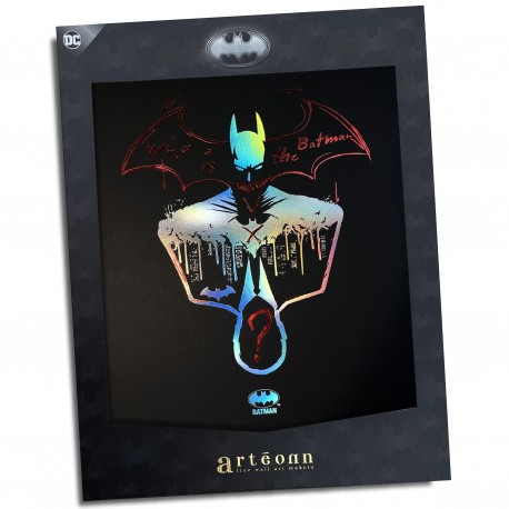 Póster de coleccionista - WHO IS THE BATMAN ? - Batman