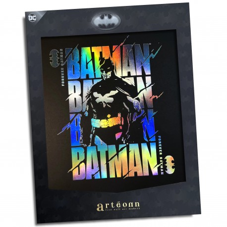Póster de coleccionista - FOREVER BATMAN HOLOGRAFÍA - Batman