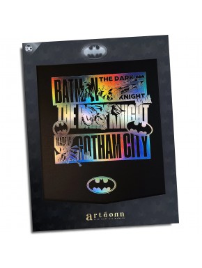 Póster de coleccionista - BATMAN GOTHAM CITY HOLOGRAFÍA - Batman