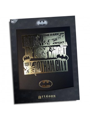 Póster de coleccionista - BATMAN GOTHAM CITY ORO - Batman