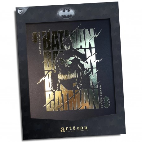 Póster de coleccionista - FOREVER BATMAN ORO - Batman