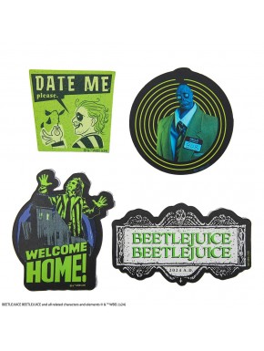 Set de 4 imanes - Beetlejuice