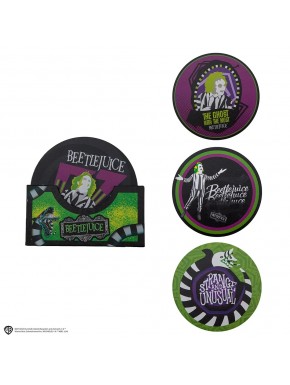 Juego de 4 posavasos - Beetlejuice