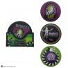 Conjunto de 4 Porta-copos Colecionáveis Beetlejuice