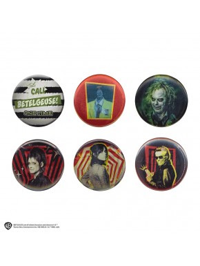 Set de 6 badges - Beetlejuice