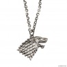 Pendentif Blason Stark - Game of Thrones, 9cm x 7.3cm x 2.5cm