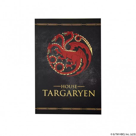 Libreta tapa blanda - Targaryen - Game of Thrones