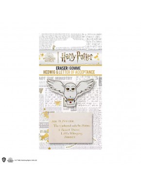 Set de 2 gomas - Hedwig y carta - Harry Potter