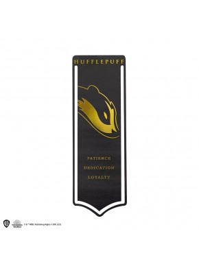 Marcapáginas metal - Blasón Hufflepuff - Harry Potter