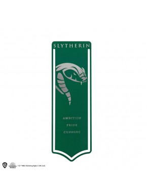 Marcapáginas metal - Blasón Slytherin - Harry Potter