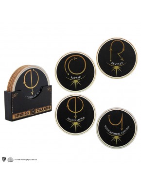 Set de 4 posavasos - Charms - Harry Potter
