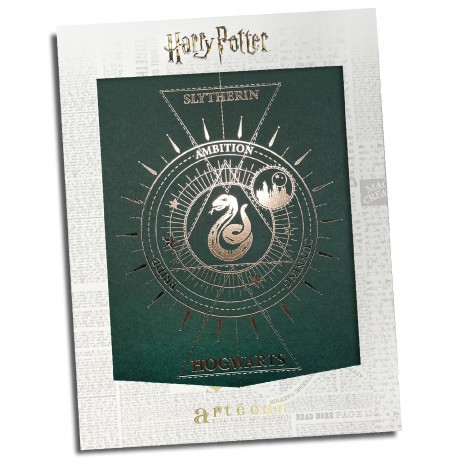 Póster de coleccionista Slytherin - Harry Potter