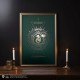 Póster de coleccionista Slytherin - Harry Potter