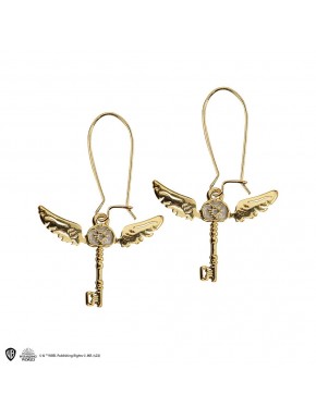 Pendientes llave voladora - Harry Potter