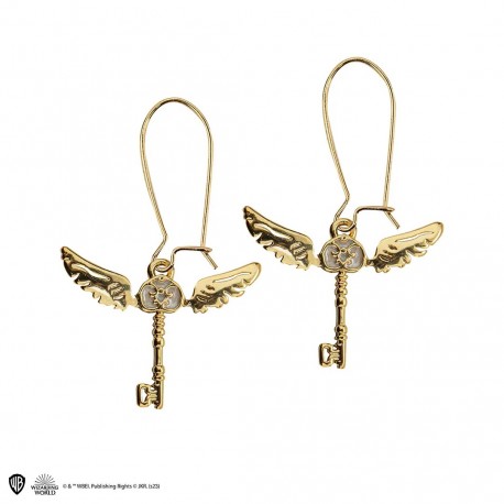 Pendientes llave voladora - Harry Potter