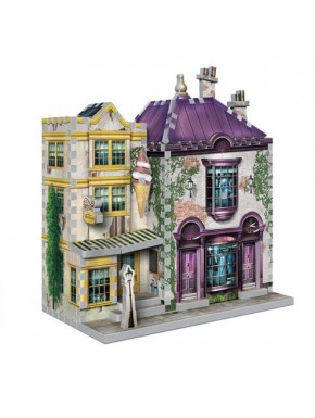 Boutique Madam Malkin’s y tienda de helados Florean Fortescue - Boticario Slug y Jiggers - Wrebbit 3D puzzle - Harry Potter