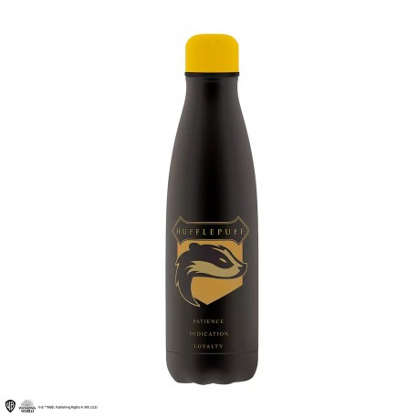 Botella isotérmica 500 ml - Blasón Hufflepuff - Harry Potter