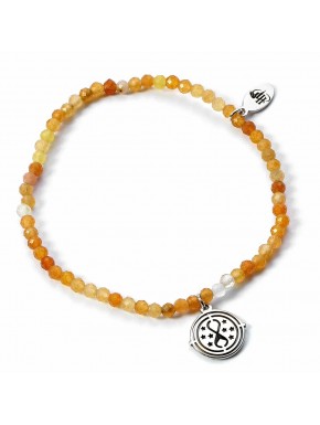 Pulsera Charm de Giratiempos con perlas naranja - Harry Potter