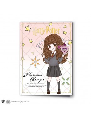 Tarjeta de felicitación Hermione con Pin - Harry Potter