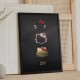 Póster de coleccionista - 3 faces oro - Hello Kitty