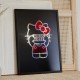 Póster de coleccionista - Letrero holo - Hello Kitty