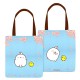 Zen Molang Tote Bag with Kawaii Floral Design