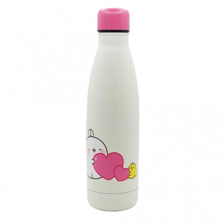 Botella isotérmica 500ml - Corazón -Molang
