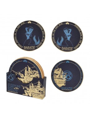 Juego de 4 posavasos - Baratie - One Piece