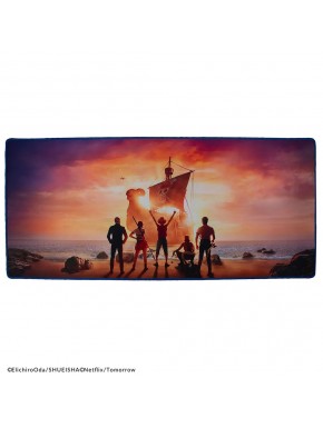 Alfombrilla de escritorio - Going Merry & La Tripulación - One Piece Netflix
