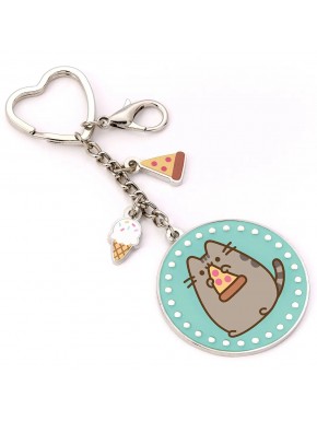 Llavero la gata Pusheen con pizza - Pusheen