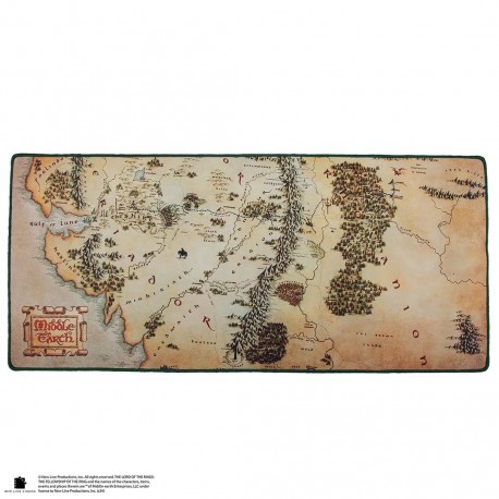 Alfombrilla de escritorio - Mapa de la Tierra Media - El Señor de los Anillos
