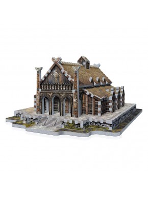 Castillo Dorado de Edoras - El Señor de los Anillos - puzzle 3D Wrebbit