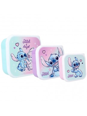Lunch box (3 en 1) Stitch et Angel - Lilo y Stitch