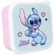 Lunch box (3 en 1) Stitch et Angel - Lilo y Stitch