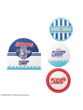 Set de 4 posavasos Scoops Ahoy - Stranger Things