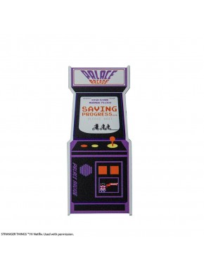 Marcapáginas metálico de consola arcade - Stranger Things