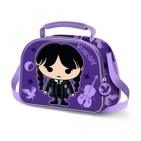 Lunch bag 3D Miercoles chibi - Meircoles