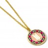 Wicked Logo 'W' Necklace with Crystal Border
