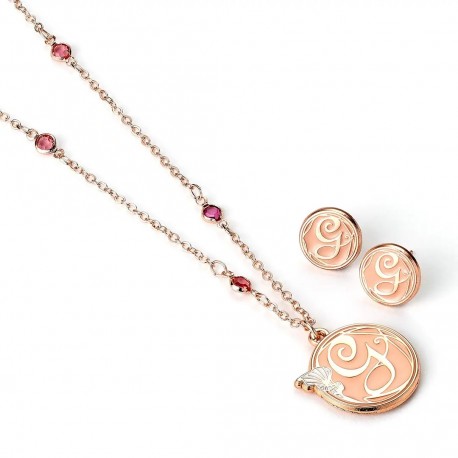 Set de collar y pendientes Glinda - Wicked