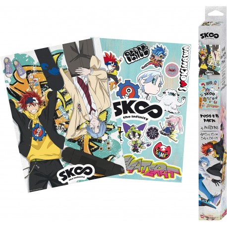 Sk8 The Infinity Set 2 Posters Chibi 52X38 Series 1