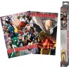 One Punch Man Set 2 Posters Chibi 52X38 Saitama & Genos  