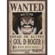 One Piece Set 2 Posters Chibi 52X38 Wanted Roger & Whitebeard