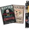 One Piece Set 2 Posters Chibi 52X38 Wanted Chopper & Brook