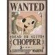 One Piece Set 2 Posters Chibi 52X38 Wanted Chopper & Brook