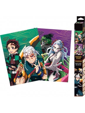 Demon Slayer Set 2 Posters Chibi 52X38 Ntertainment District