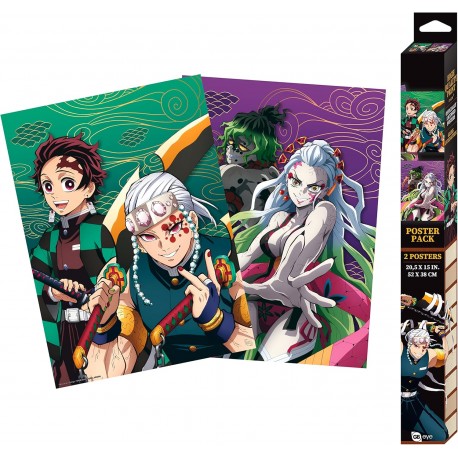 Demon Slayer Set 2 Posters Chibi 52X38 Ntertainment District