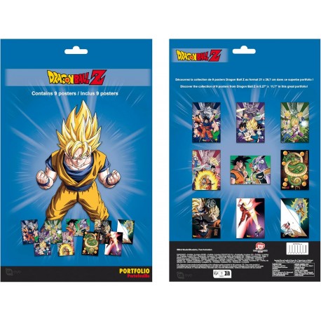 Dragon Ball Portafolio 9 Carteles Dbz/Grupo (21 9,7) X5