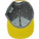 Gorra Harry Potter Snapback Gris Y Amarillo Hufflepuff