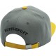 Gorra Harry Potter Snapback Gris Y Amarillo Hufflepuff