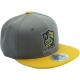 Gorra Harry Potter Snapback Gris Y Amarillo Hufflepuff